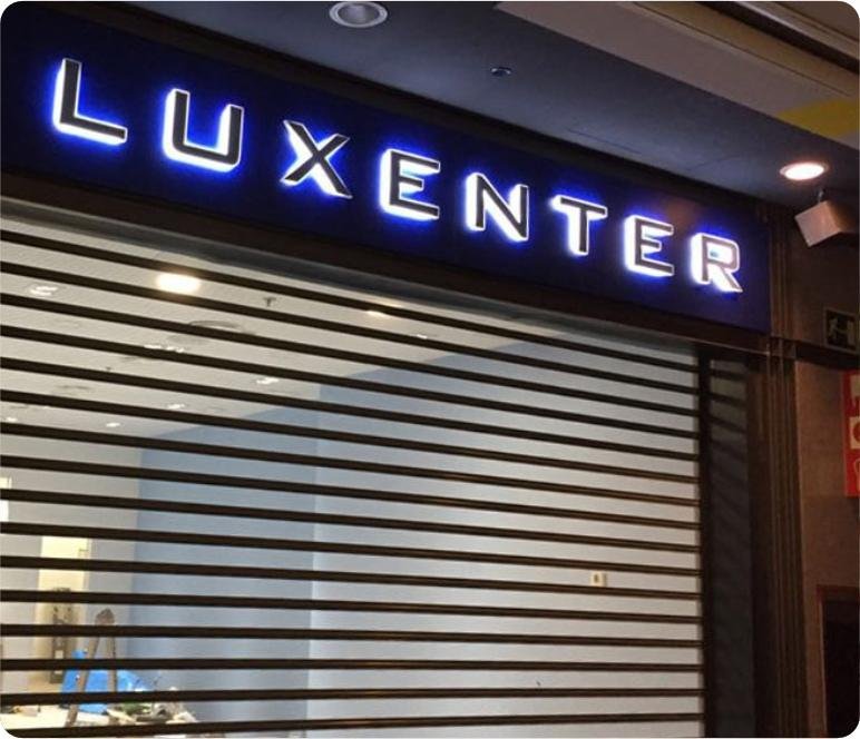 Letreros con Letras Iluminadas